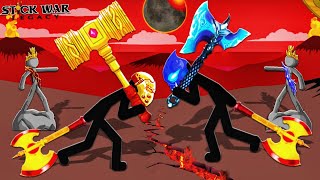IF SLENDERMAN PRODUCED GOD STICK MAN DESTROYED THE FINAL BOSS DIAMOND AXE IN STICK WAR LEGACY screenshot 2