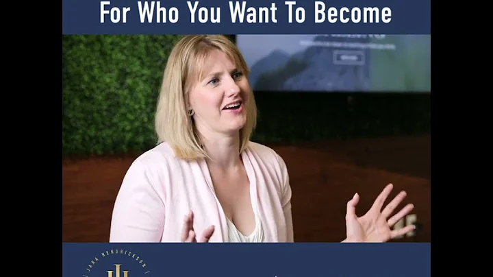 Declare who you want to become