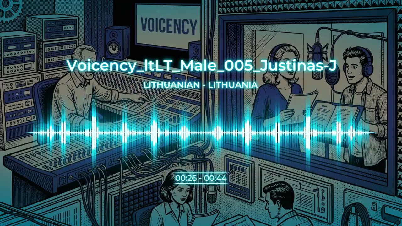 Lithuanian Male Voice - Voicency_ltLT_Male_005_Justinas-J