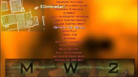 Modern Warfare 2 Mod Menu
