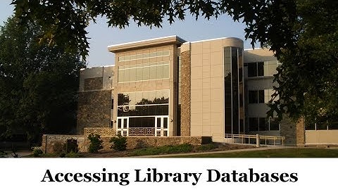Accessing library databases