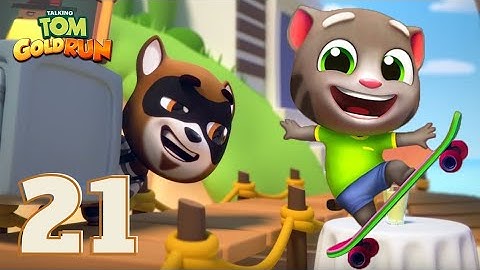 Talking Tom Gold Run Game - Android,ios Gameplay All Levels Part 21