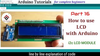 Arduino LCD tutorial | Using LCD Displays with Arduino ... | Doovi
