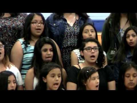 Reedy300 Josslyn sings w/French Prairie Middle School 6-8-2017 PT 2