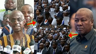 See How Plenty Pastors Have Stormed President Mahama's Office To Deliver Their Prophecies