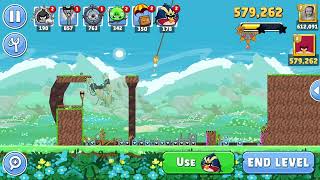 Angry Birds Friends Level 8 Tournament 1395 three stars NO POWER-UP walkthrough 2024-05-16