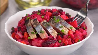 Секрет вкуса в пропорциях и нарезке! Любимый ВИНЕГРЕТ С СЕЛЬДЬЮ! Рецепт от Всегда Вкусно!