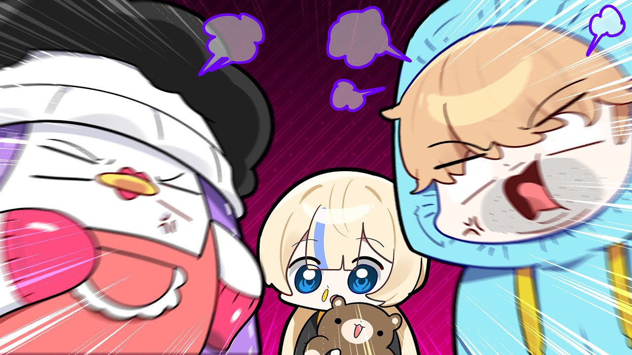 [코렛트] 애 듣고 있잖아!! 목소리 더 키워, 잘 들리게.