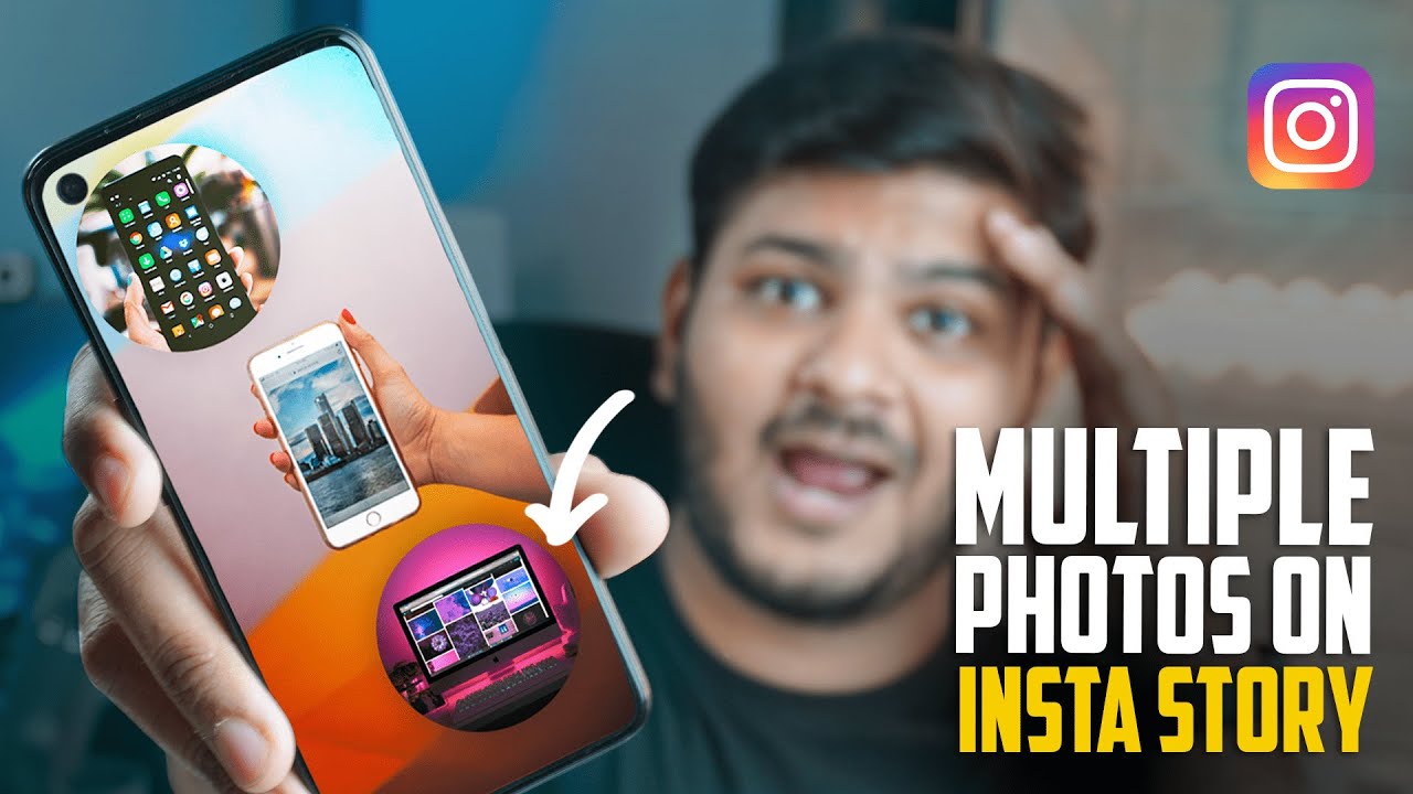 How To Add Multiple Pictures To Instagram Stories | Android Hacks ...