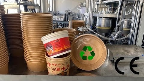 Automatic Biodegradable Microwavable Disposable Paper Bowl Making Machine Gulfood 2024