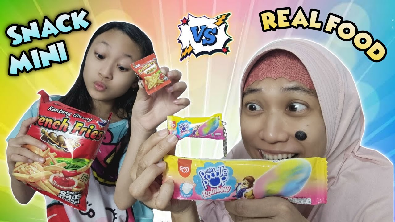Download Borong Semua Gantungan Kunci Sampai Habis VS Real Food 😄 Aqilla's Diary