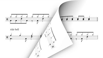 Fast hard rock song - INTERACTIVE Sight Reading Practice for Drums - PLAY ALONG