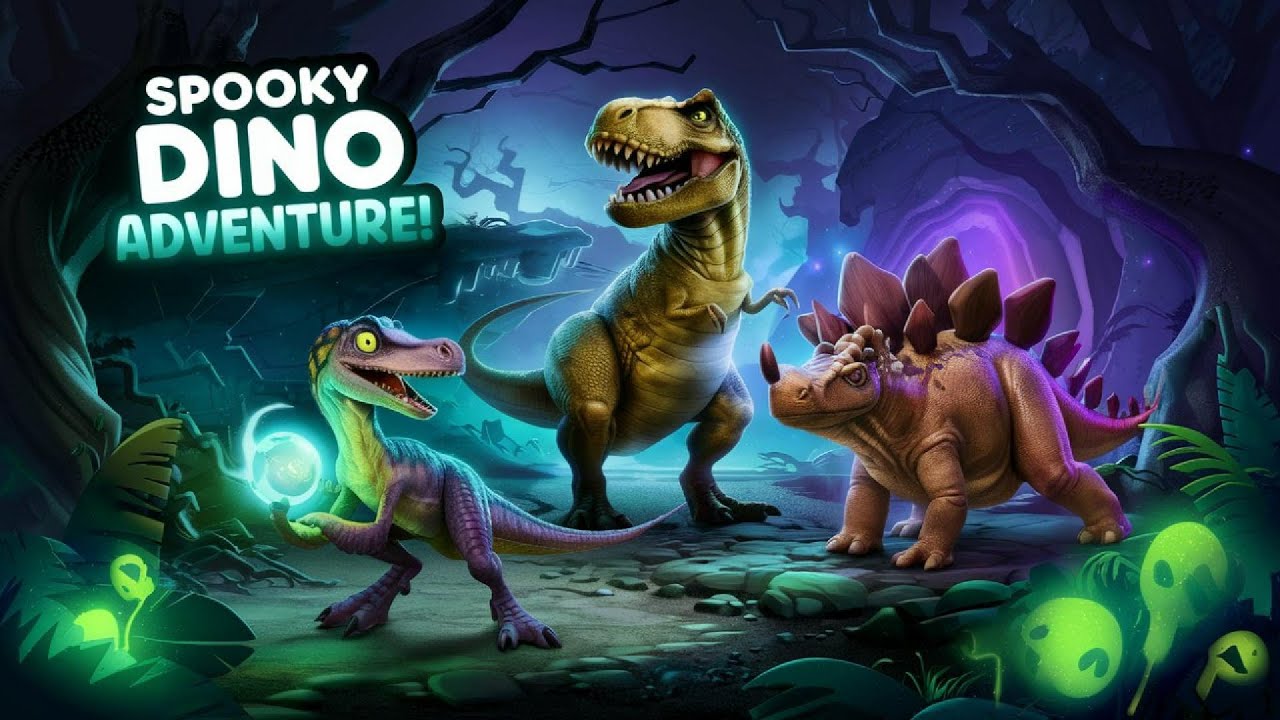 Spookapi Dinosaur 🌌🦖 Spooky Dino Adventure | A Thrilling Prehistoric Mystery for Kids ...