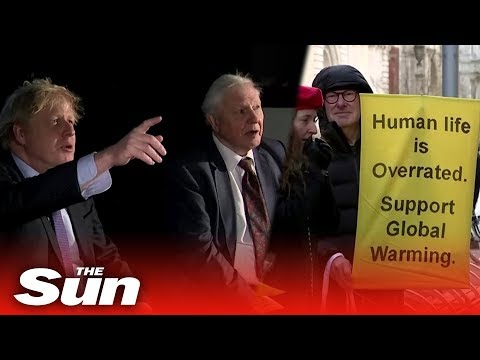 "'Now is the moment" - Boris Johnson and David Attenborough launch UN climate change summit