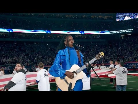 Victory Sings the Star Spangled Banner for Giants vs Cowboys game 9/26/24