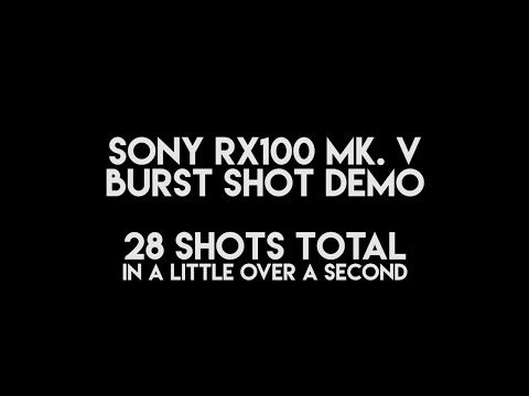 Sony RX100 Burst Shot Demo