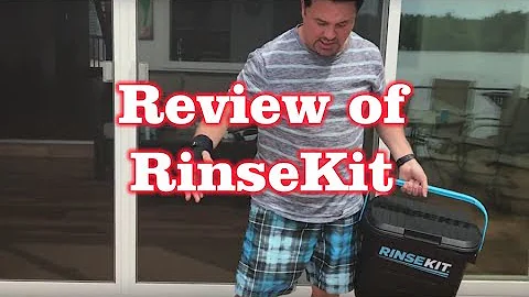 Review of RinseKit - Clean off the Sand on your FEET on the Beach not in your CAR.