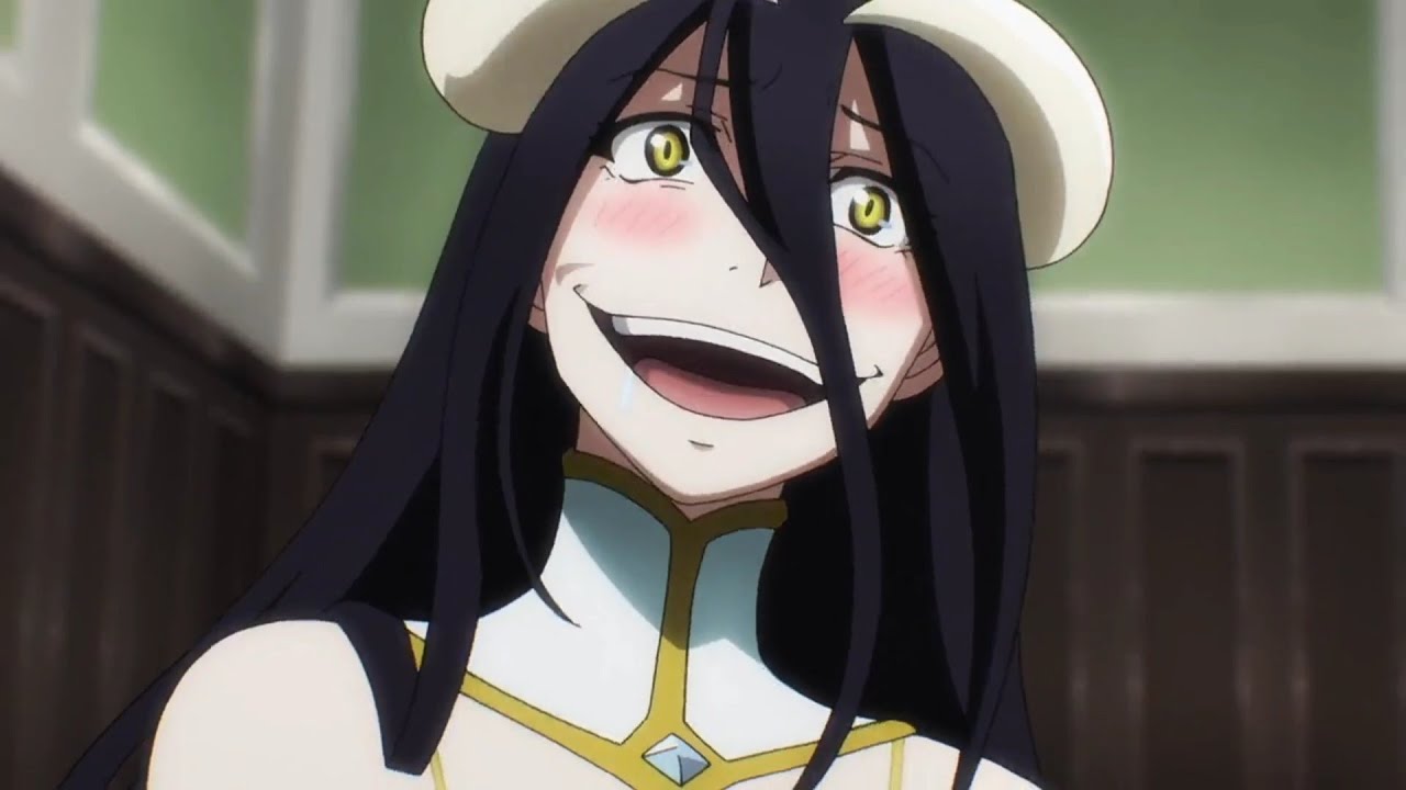 Albedo is a good girl 🙈 (via Overlord IV)