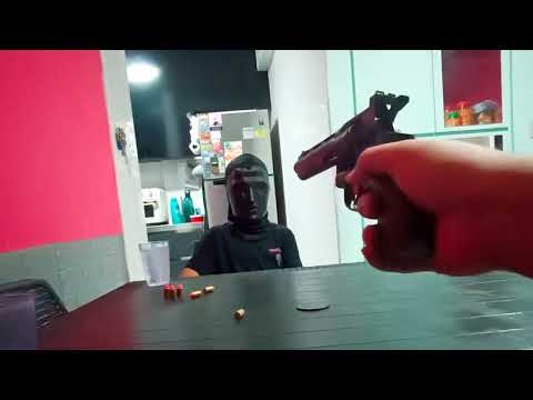 We play Russian Roulette 3 Lives! Kid Versus Adult! Using a Python Revolver Gun #squidgame #russia