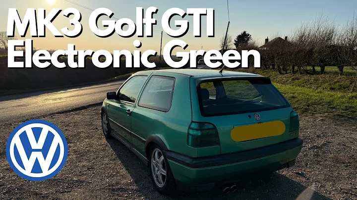 My 1996 MK3 Golf GTI 2.0 8V in Electronic Green - Is it the rarest coloured UK MK3?!