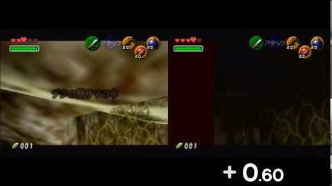 Deku Tree B1 Skip from Entrance Comparison