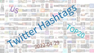Trending hashtags on Twitter, US, 04-29-2022 – Hot