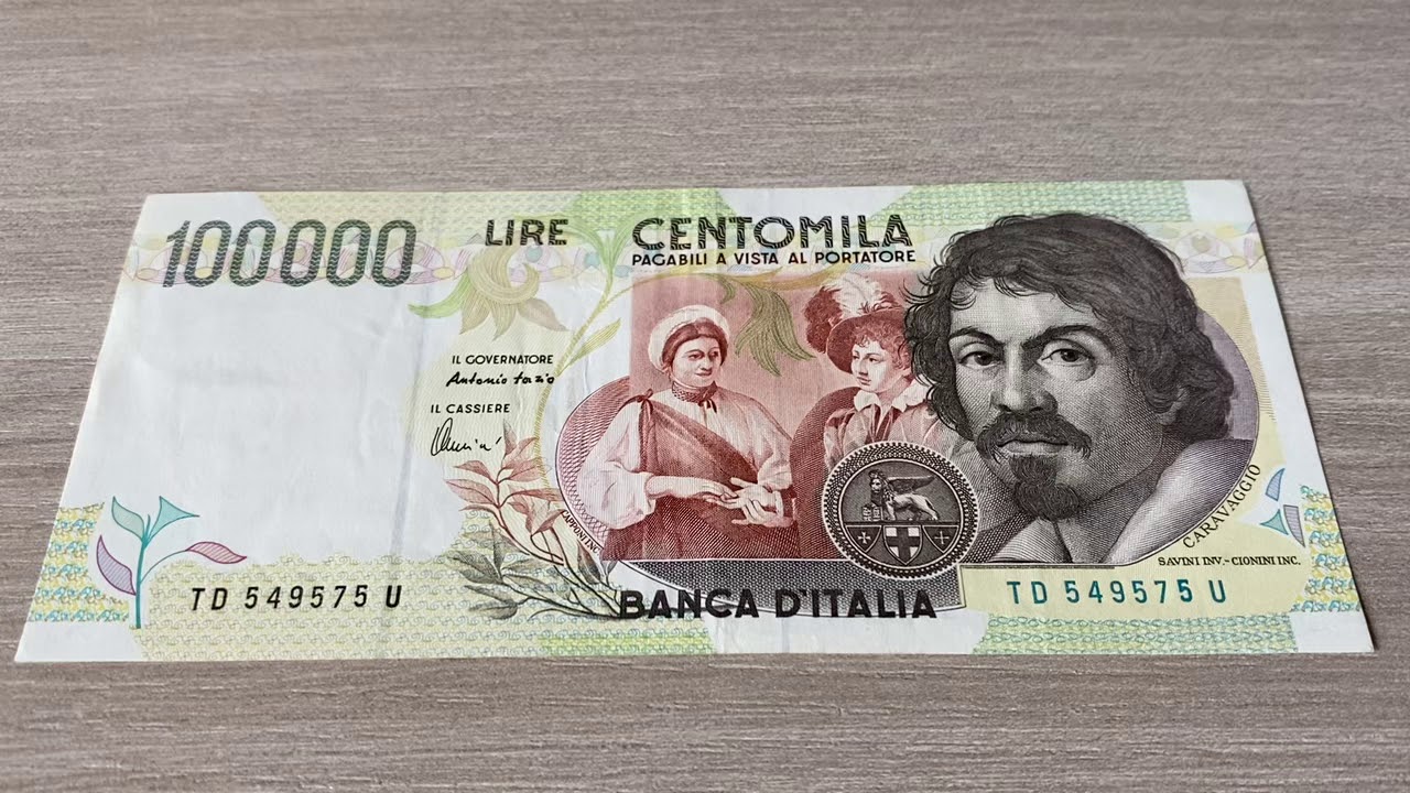 100 MILA LIRE Caravaggio! YouTube