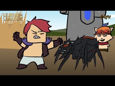 <strong>롤</strong> &amp;#39;세트&amp;#39; vs 티모 (<strong>feat</strong>. 엘리스) l <strong>롤</strong> 애니메이션 ( LOL animation ) by. 스낵넛