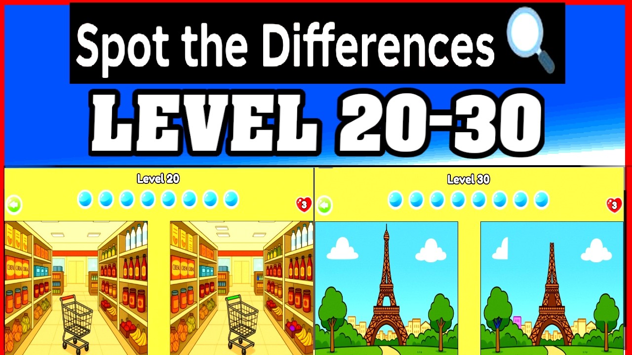 LEVEL 20–30 SPOT THE DIFFERENCES WALKTHROUGH (Roblox) 🔎 | FIND ALL ...
