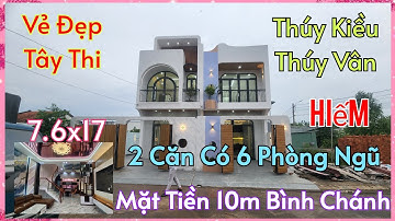 Rẻ Gấp Đôi_Bán Hạ 800TR 2 Căn Nhà Mặt Tiền 10m BÌNH CHÁNH Tặng Hết Nội Thất Cách Đinh Đức Thiện 500m