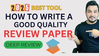 How to write a review paper using AI Scispace deep review