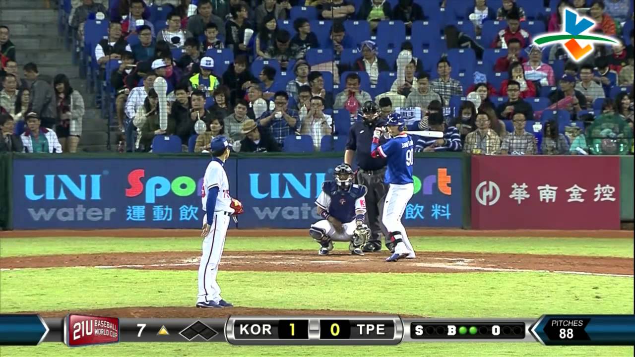 20141109 21U棒球錦標賽#6 韓國vs中華