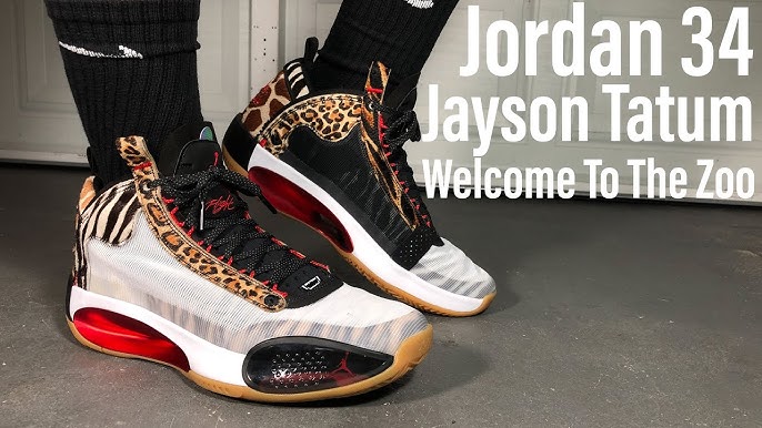 Jayson Tatum's Air Jordan 34 'Zoo' Takes a Walk on the Wild Side