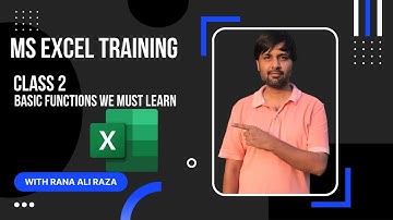 Class 2 | Excel Basic | How To Use Microsoft #excel  | Beginner