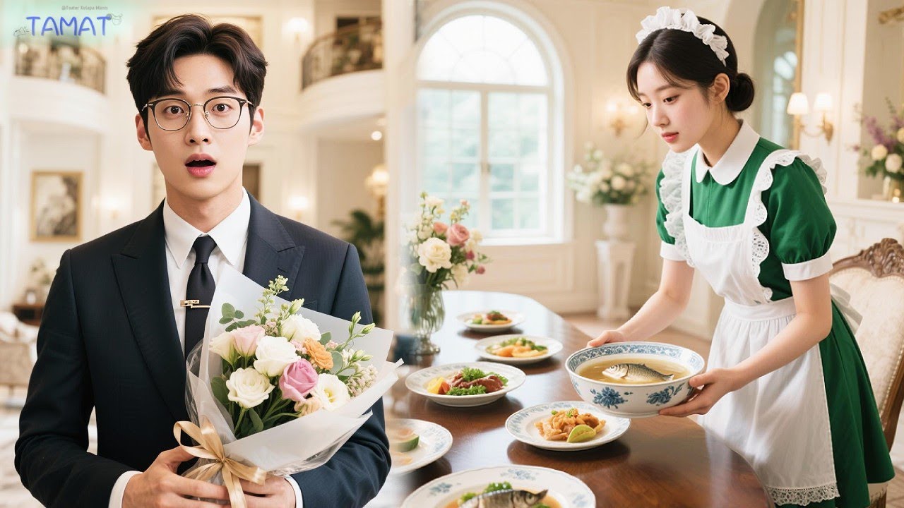 CEO kelaparan habis rapat, cuma gadis miskin bikin sup ikan—sejak itu dia jatuh cinta!