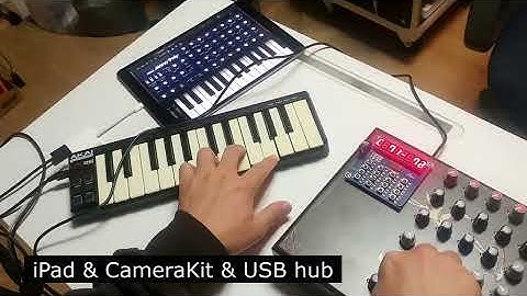 iPad Midi Control (arduino leonardo MIDIUSB)