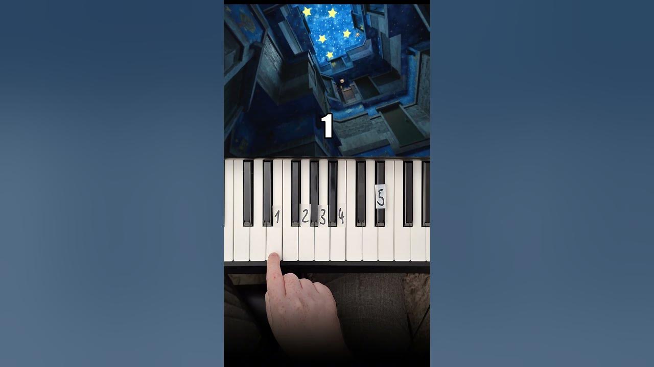 Squid Game End Theme Piano Tutorial #shorts