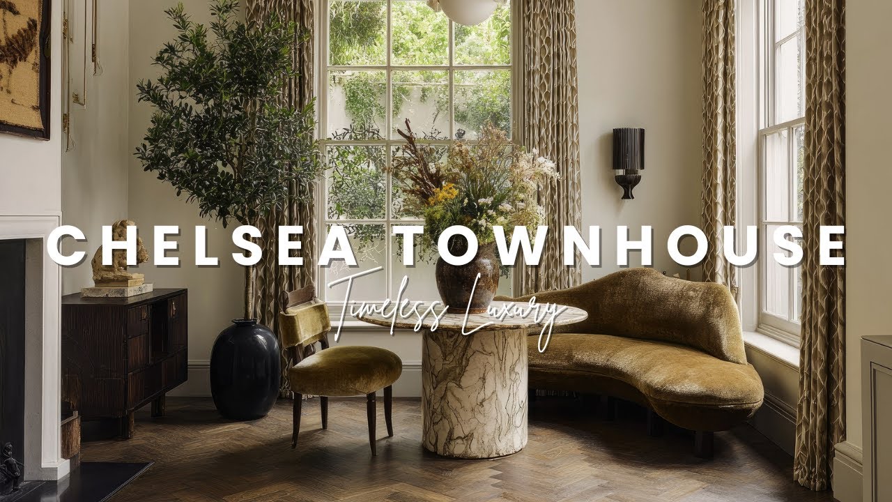 Inside a Chelsea Townhouse: Timeless Luxury Interior Design by Jake Arnold & Rose Uniacke