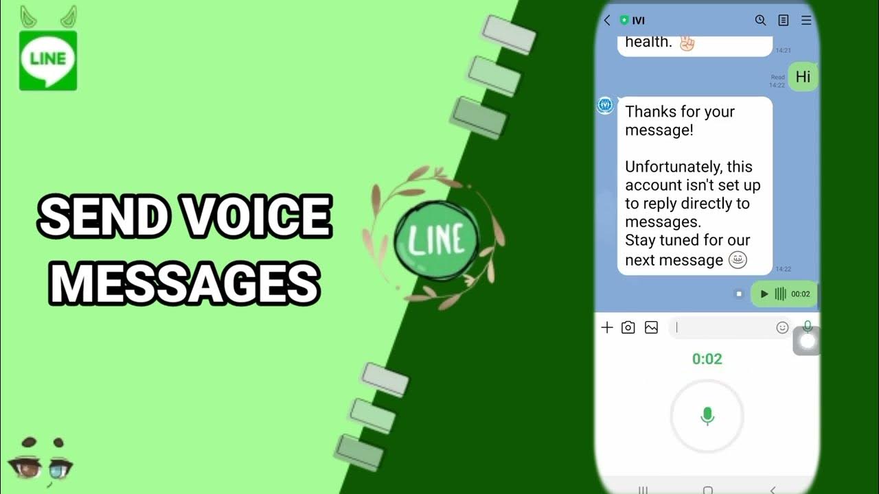 how-to-send-voice-messages-on-line-app-youtube