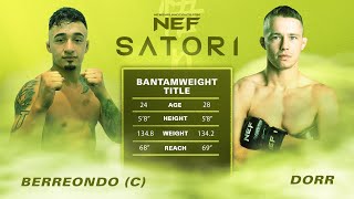 Marco Berreondo Vs Nate Dorr