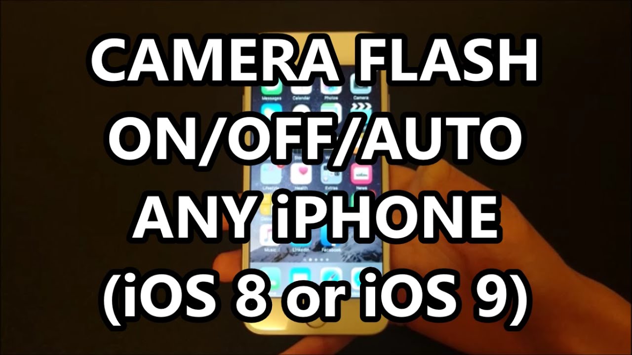 iPhone 6S Turn Camera Flash On, Off, or Auto How to ...