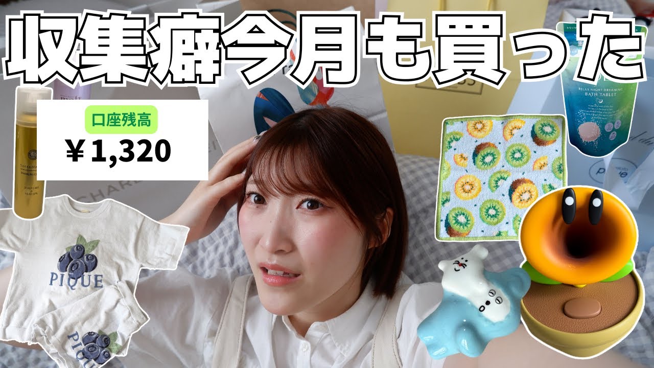 毎月散財が止まらない収集癖の購入品紹介