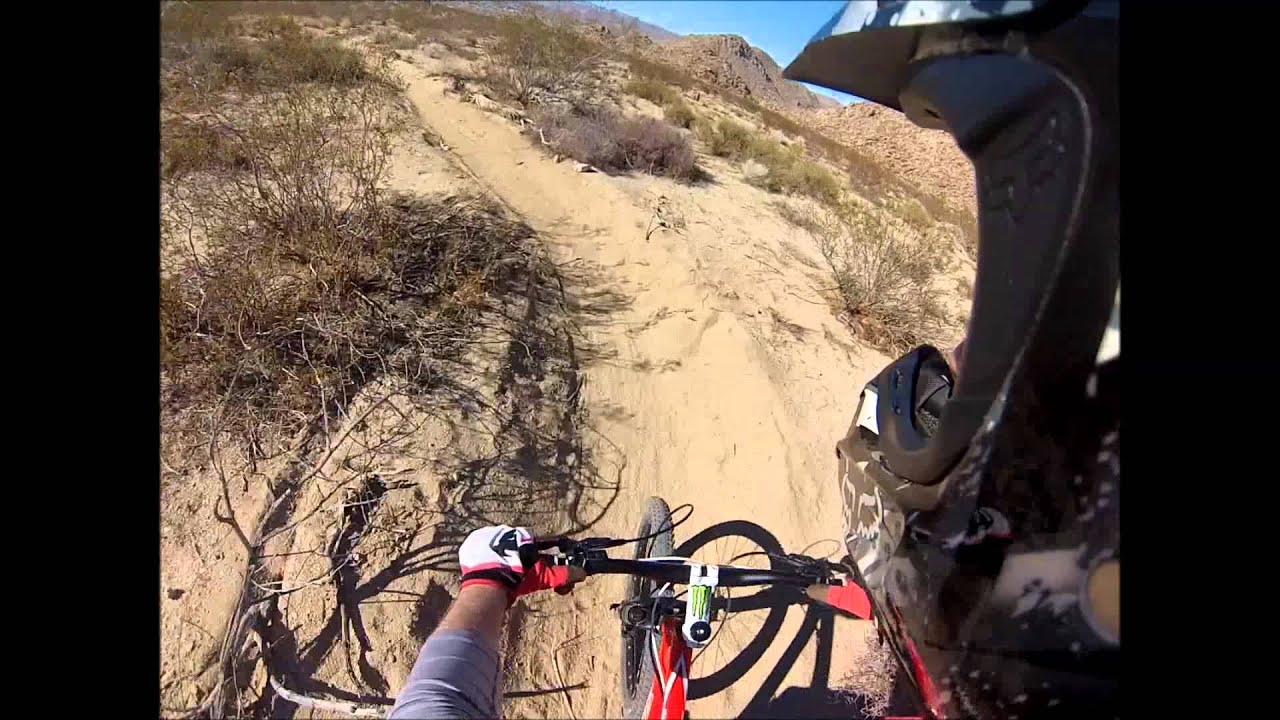 Mountain Biking Section 6 "The Luge" Joshua Tree, CA 1/19/13