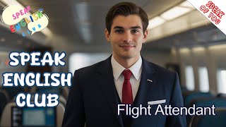 Speak English Club | Flight Attendant | Improve Your English, IELTS, TOEFL score #speakenglish