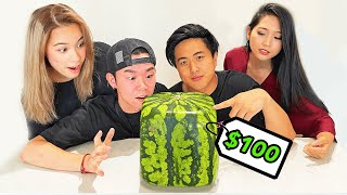 We tried JAPAN'S MOST EXPENSIVE WATERMELONS! ft. @SHUNchanjp