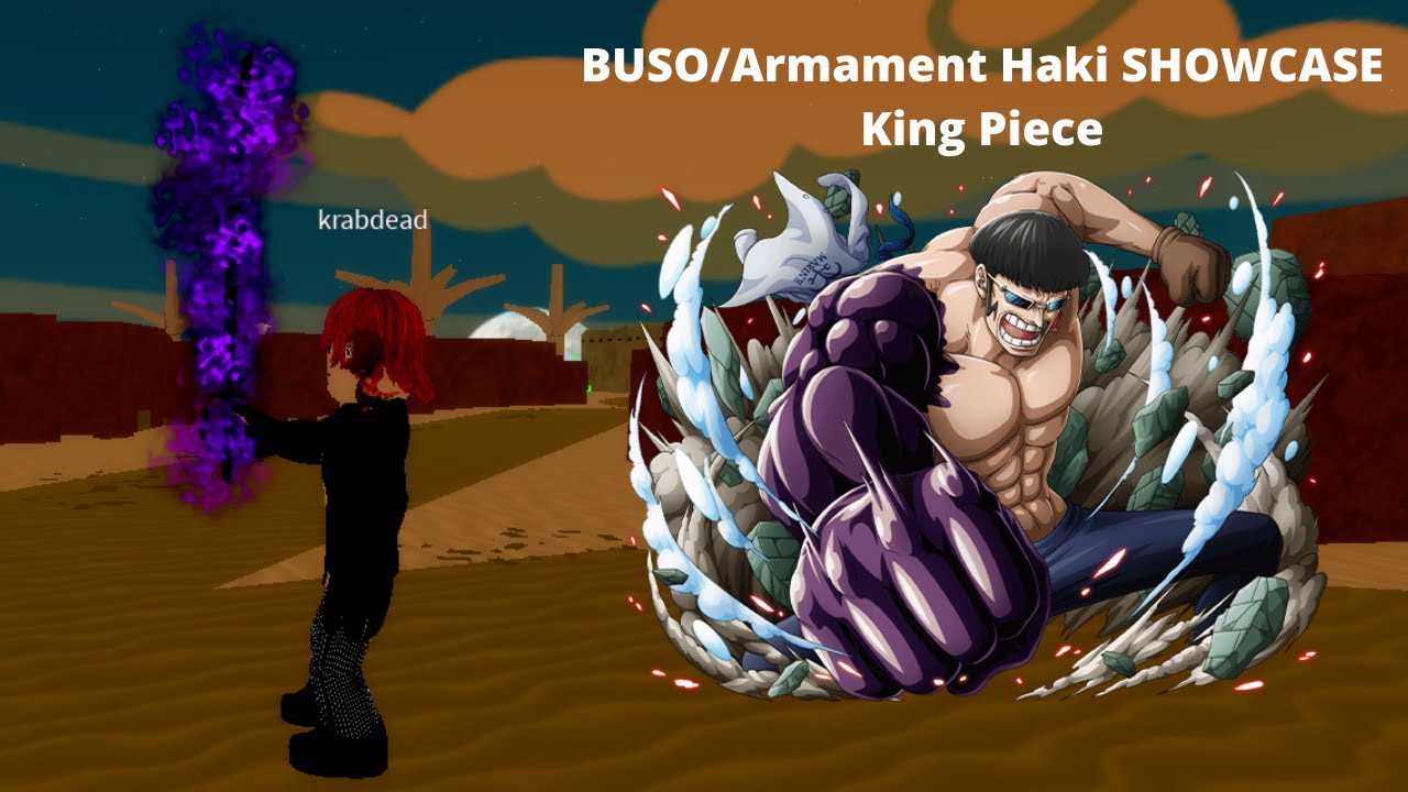 Buso Armament Haki Showcase King Piece Youtube - haki roblox