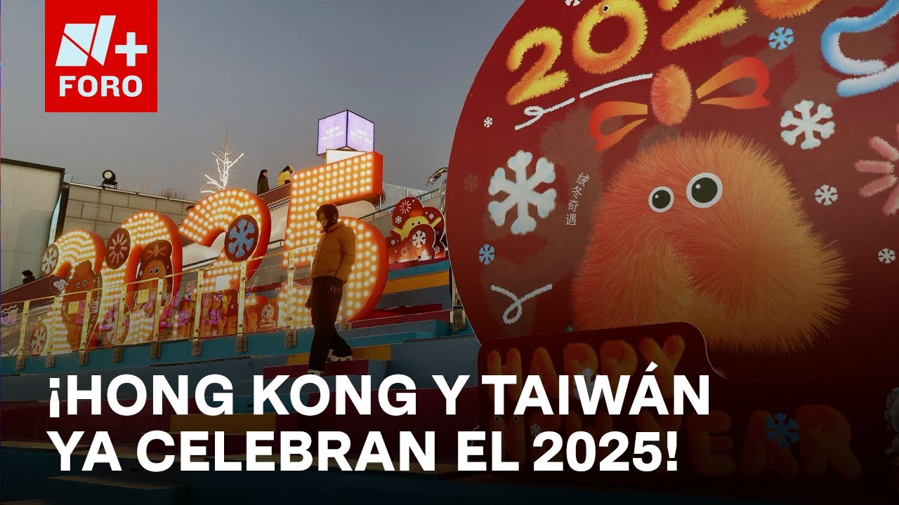 Así reciben el Año Nuevo en Hong Kong y Taiwán - Expreso de la Mañana