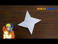 How to Make a Paper Ninja Star (Shuriken) | Easy Origami Tutorial Step by Step