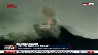 Penampakan Luncuran Awan Panas dan Lava Pijar di Puncak Gunung Merapi #Beritasatu