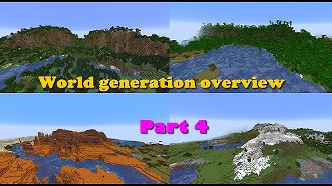 Minecraft 1.18 experimental snapshot 3 world generation overview part 4